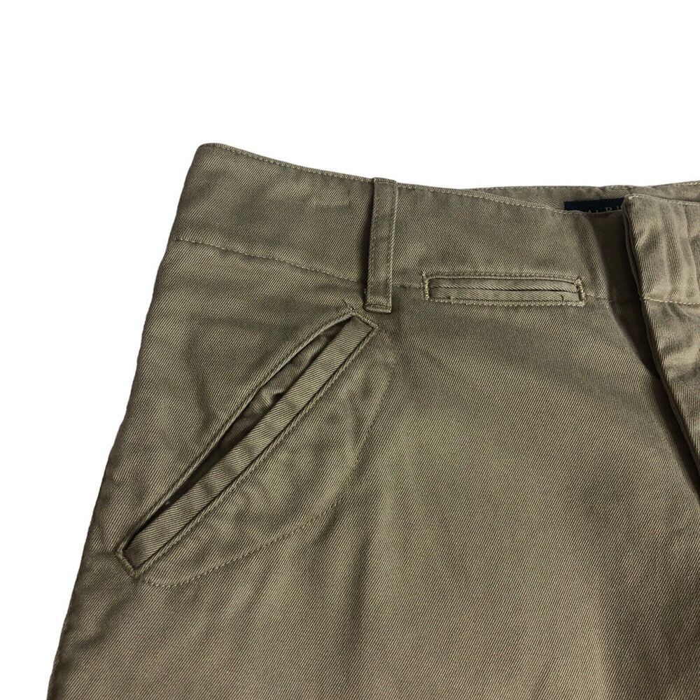 Vintage Ralph‎ Lauren Shorts Womens 4 Brown Bermuda Mid Rise Button Fly Safari - Picture 3 of 14